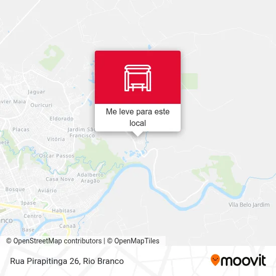 Rua Pirapitinga 26 mapa