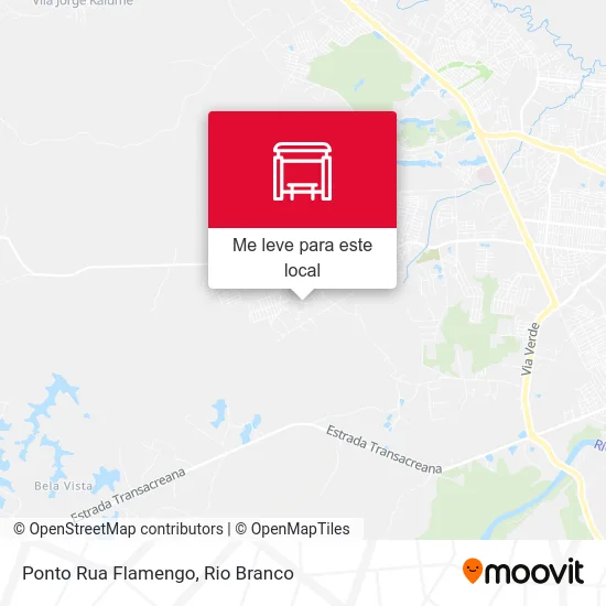 Ponto Rua Flamengo mapa