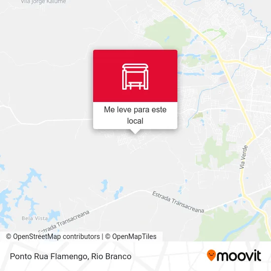 Ponto Rua Flamengo mapa