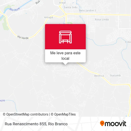 Rua Renascimento 855 mapa