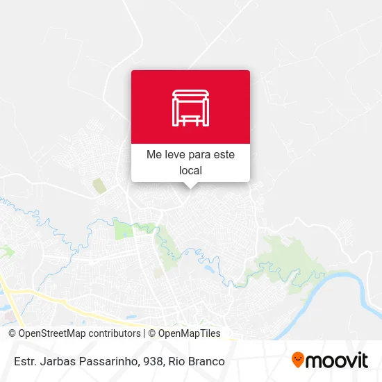 Estr. Jarbas Passarinho, 938 mapa