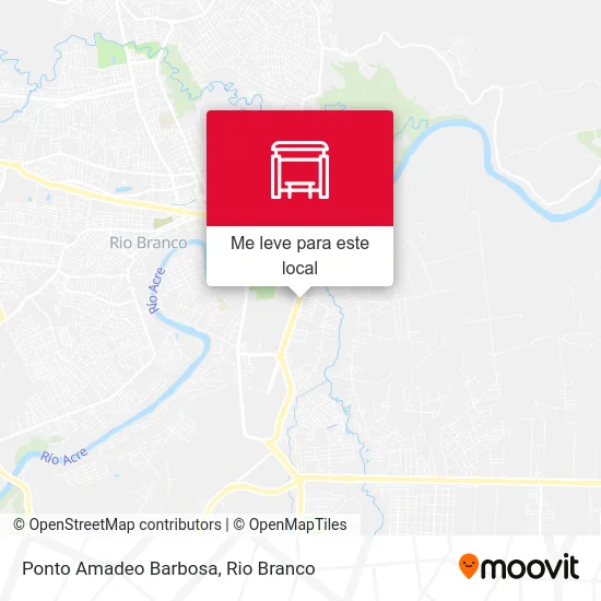 Ponto Amadeo Barbosa mapa