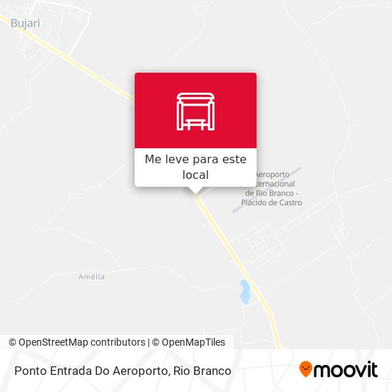 Ponto Entrada Do Aeroporto mapa