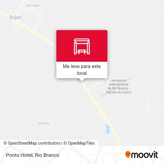 Ponto Hotel mapa