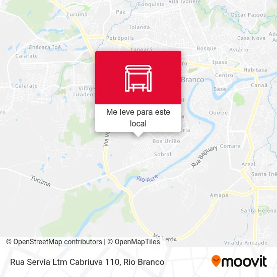 Rua Servia Ltm Cabriuva 110 mapa