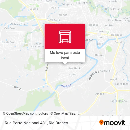 Rua Porto Nacional 431 mapa