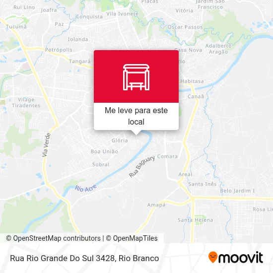 Rua Rio Grande Do Sul 3428 mapa