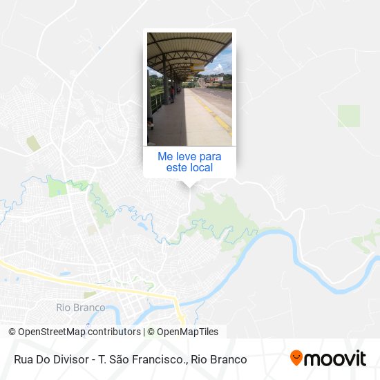 Rua Do Divisor - T. São Francisco. mapa