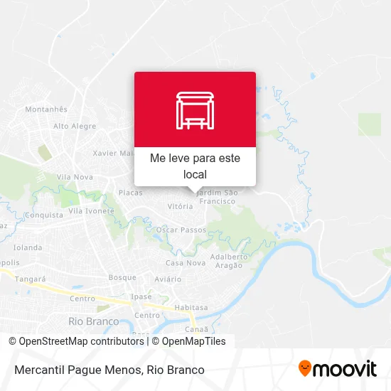 Mercantil Pague Menos mapa