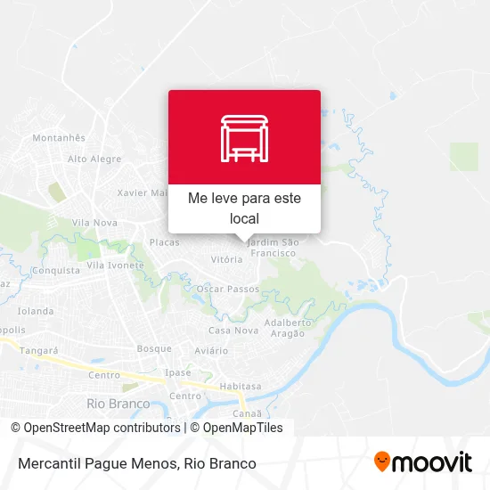 Mercantil Pague Menos mapa