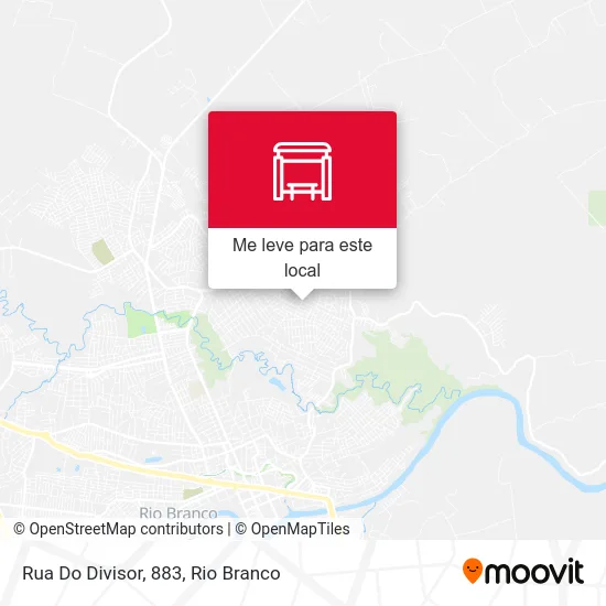 Rua Do Divisor, 883 mapa
