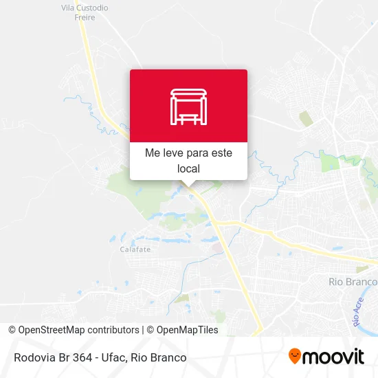 Rodovia Br 364 - Ufac mapa