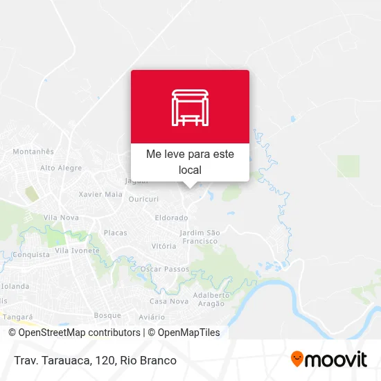 Trav. Tarauaca, 120 mapa