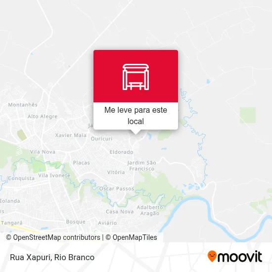 Rua Xapuri mapa