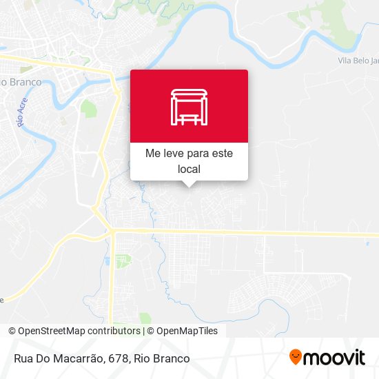 Rua Do Macarrão, 678 mapa