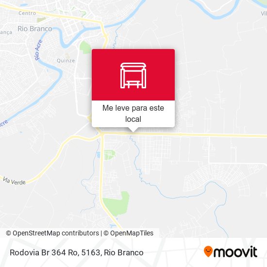 Rodovia Br 364 Ro, 5163 mapa