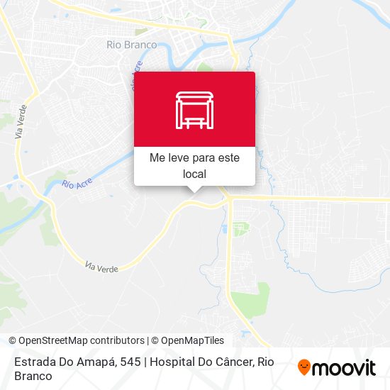 Estrada Do Amapá, 545 | Hospital Do Câncer mapa
