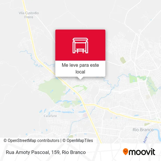 Rua Amoty Pascoal, 159 mapa