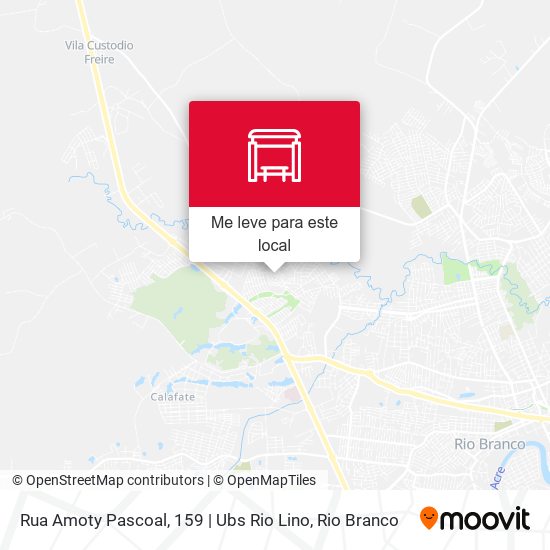 Rua Amoty Pascoal, 159 | Ubs Rio Lino mapa