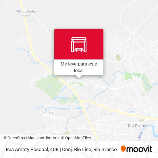 Rua Amoty Pascoal, 408 | Conj. Rio Lino mapa