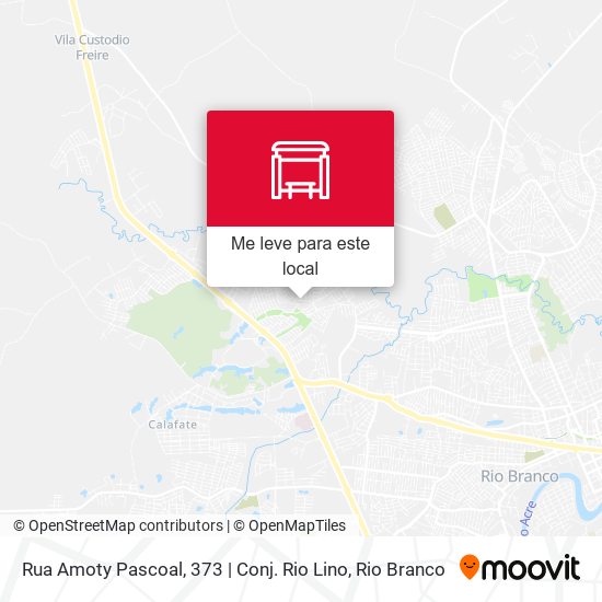 Rua Amoty Pascoal, 373 | Conj. Rio Lino mapa