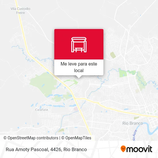 Rua Amoty Pascoal, 4426 mapa