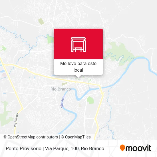 Ponto Provisório | Via Parque, 100 mapa