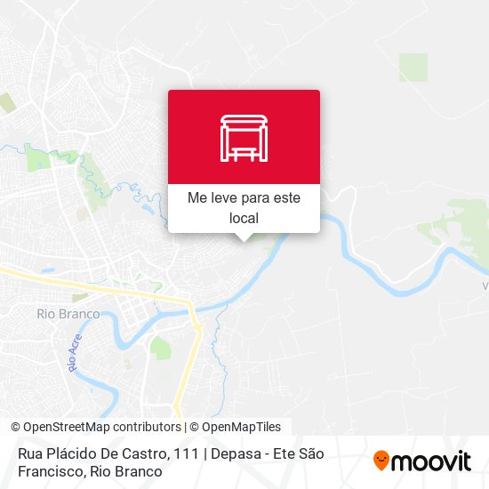 Rua Plácido De Castro, 111 | Depasa - Ete São Francisco mapa