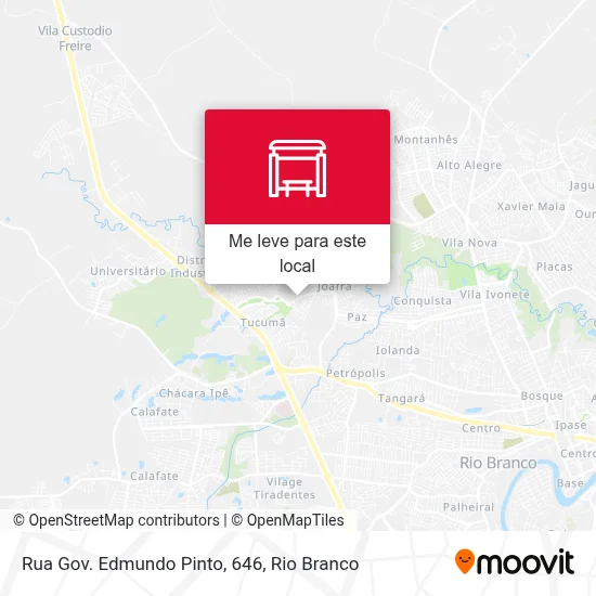 Rua Gov. Edmundo Pinto, 646 mapa