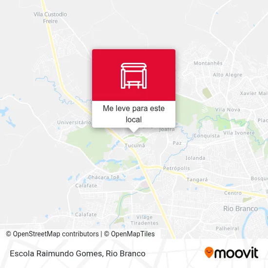 Escola Raimundo Gomes mapa