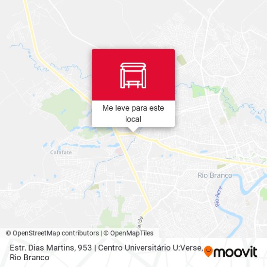 Estr. Dias Martins, 953 | Centro Universitário U:Verse mapa