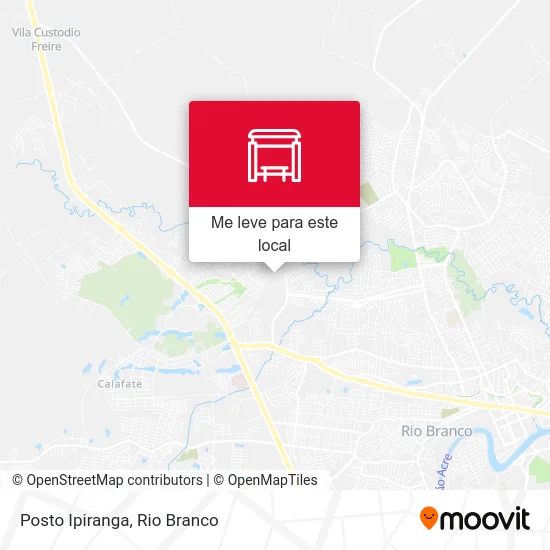 Posto Ipiranga mapa