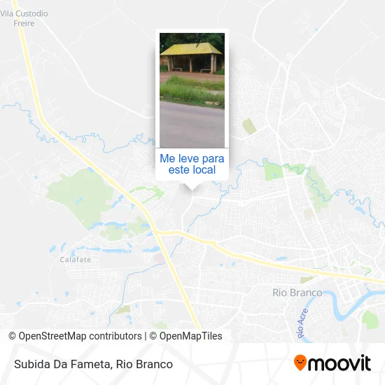 Subida Da Fameta mapa