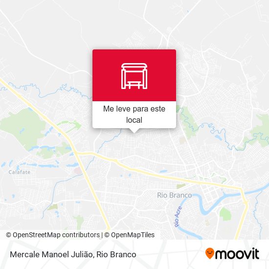 Mercale Manoel Julião mapa