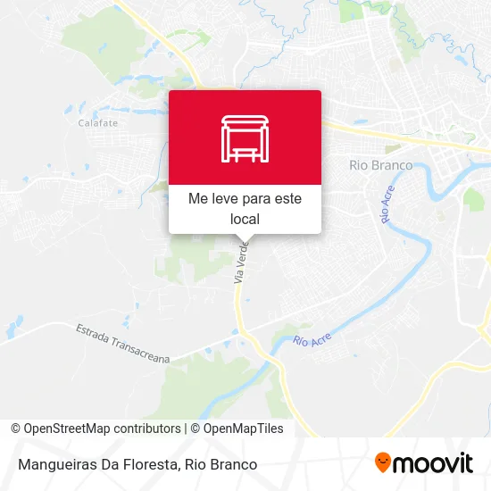 Mangueiras Da Floresta mapa