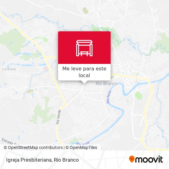 Igreja Presbiteriana mapa