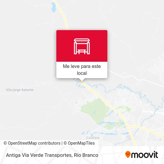 Antiga Via Verde Transportes mapa