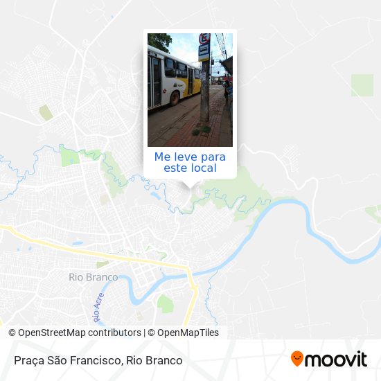 Praça São Francisco mapa