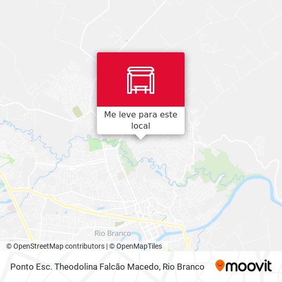 Ponto Esc. Theodolina Falcão Macedo mapa