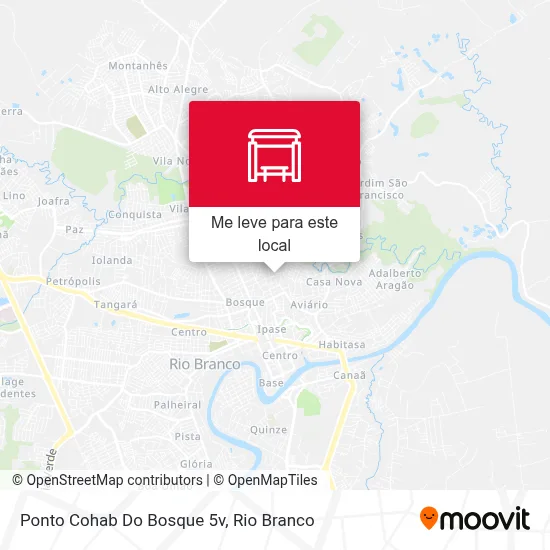 Ponto Cohab Do Bosque 5v mapa