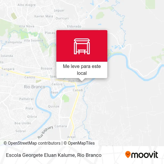 Escola Georgete Eluan Kalume mapa