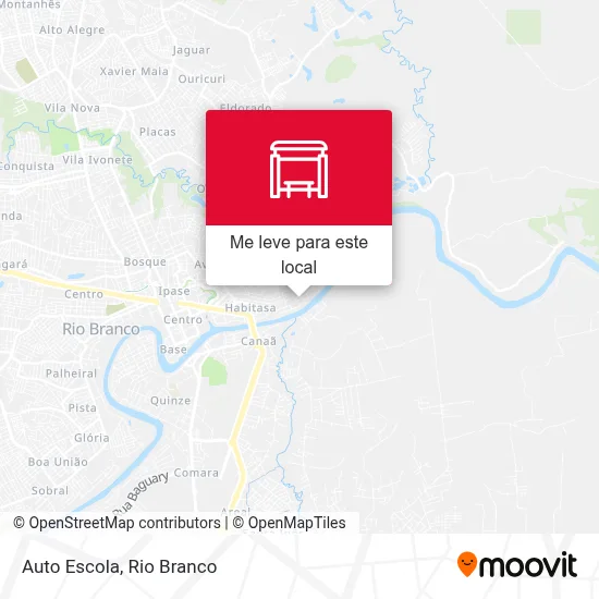 Auto Escola mapa
