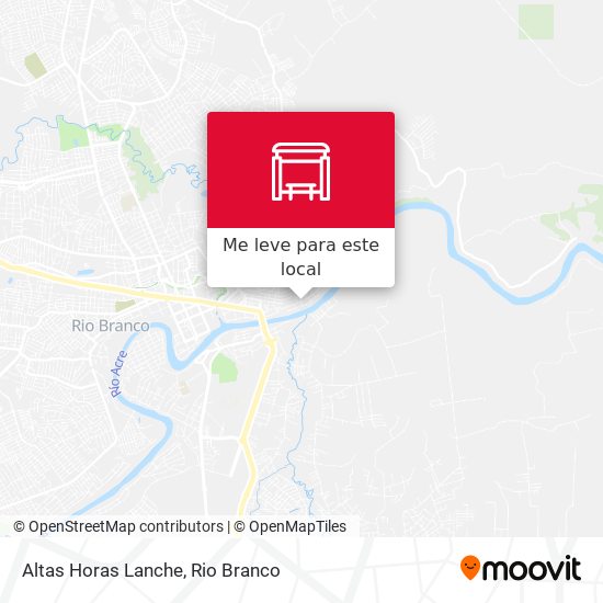 Altas Horas Lanche mapa