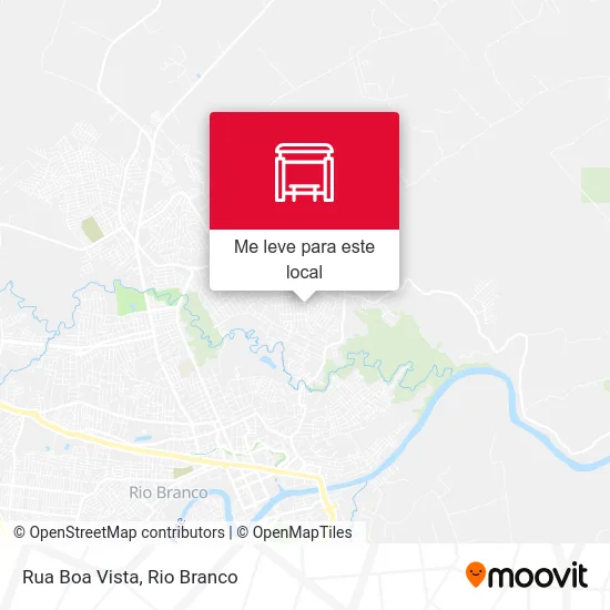 Rua Boa Vista mapa
