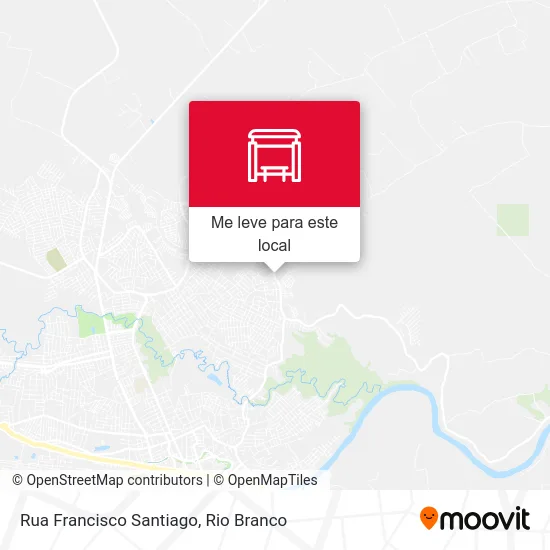 Rua Francisco Santiago mapa