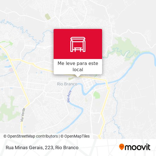 Rua Minas Gerais, 223 mapa