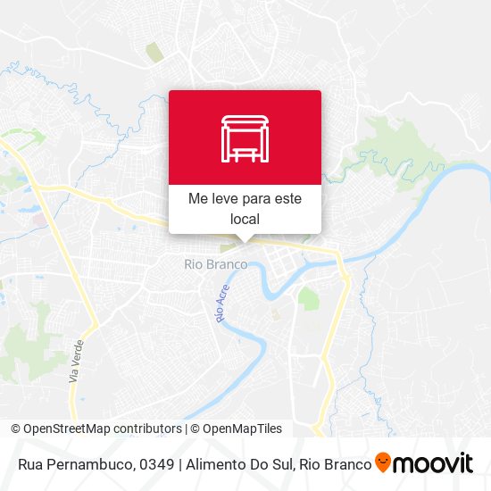Rua Pernambuco, 0349 | Alimento Do Sul mapa