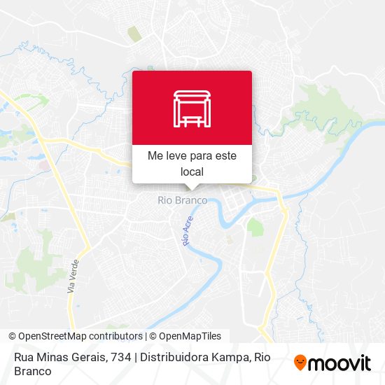Rua Minas Gerais, 734 | Distribuidora Kampa mapa