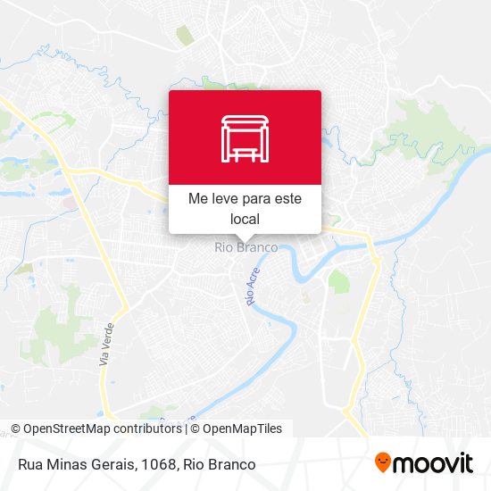 Rua Minas Gerais, 1068 mapa