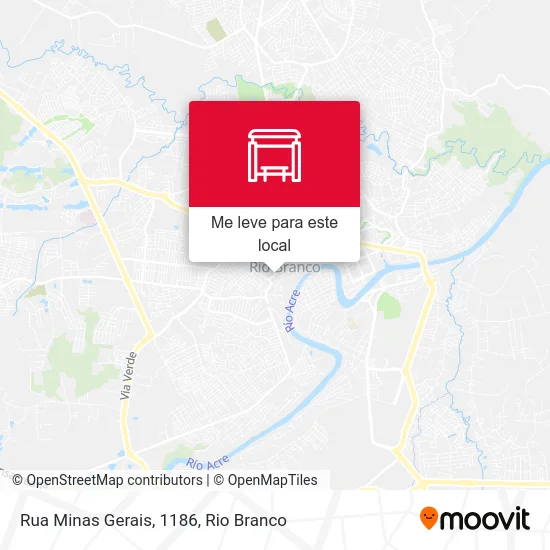 Rua Minas Gerais, 1186 mapa